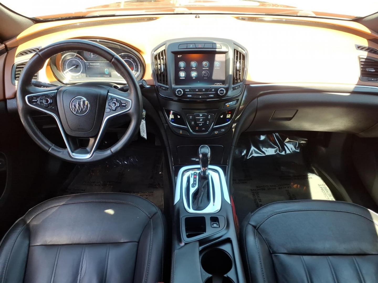 2015 Black Buick Regal Base (2G4GK5EX6F9) with an 2.0L 4 Cylinder Turbocharged engine, Automatic transmission, located at 50 Eastern Blvd., Essex, MD, 21221, (410) 686-3444, 39.304367, -76.484947- Photo#11