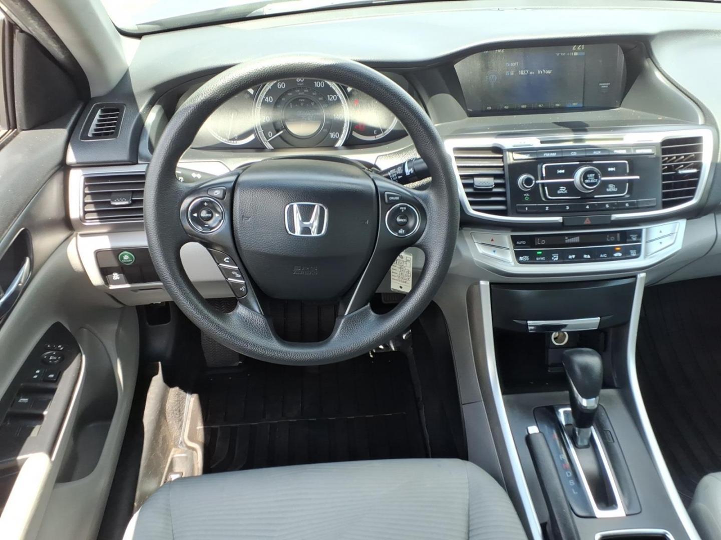 2015 Silver Honda Accord LX (1HGCR2F3XFA) with an 2.4L 4 Cylinder Fuel Injected engine, Automatic transmission, located at 50 Eastern Blvd., Essex, MD, 21221, (410) 686-3444, 39.304367, -76.484947- Photo#11