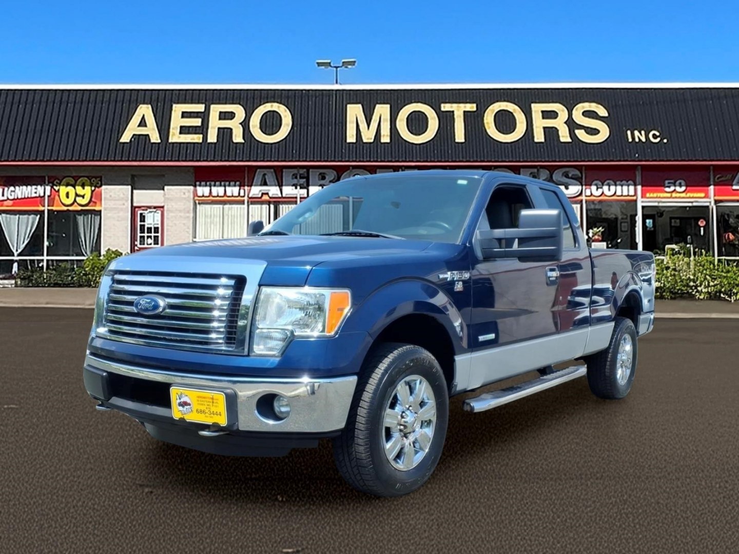 2011 Blue Ford F-150 XLT (1FTFX1ET9BF) with an 3.5L EcoBoost 3.5L Twin Turbo V6 365hp 420ft. lbs. Twin Turbo engine, 6-Speed Automatic transmission, located at 50 Eastern Blvd., Essex, MD, 21221, (410) 686-3444, 39.304367, -76.484947- Photo#0