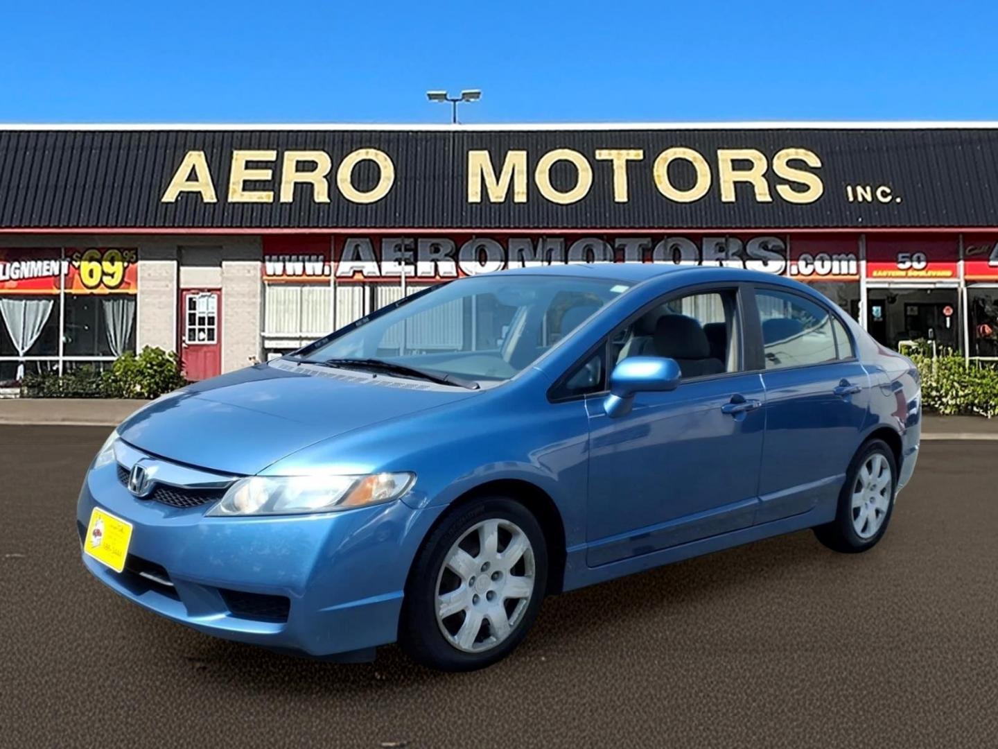 2009 Blue Honda Civic LX (1HGFA16569L) with an 1.8L 4 Cylinder Fuel Injected engine, Automatic transmission, located at 50 Eastern Blvd., Essex, MD, 21221, (410) 686-3444, 39.304367, -76.484947- Photo#0