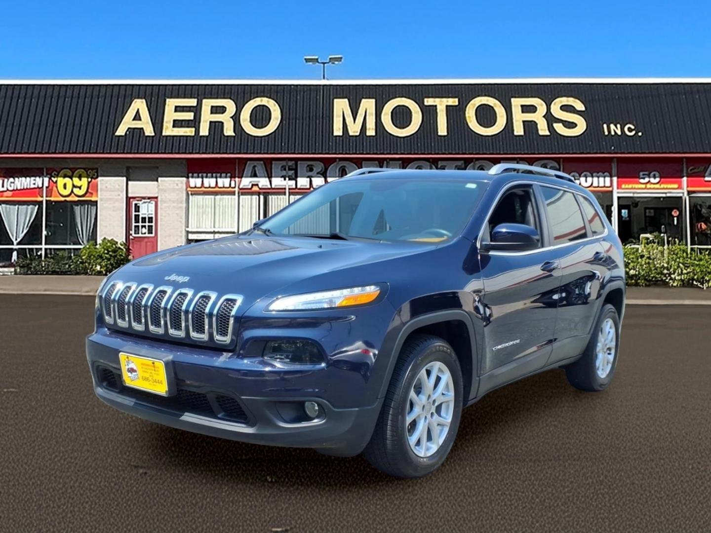 2016 Blue Jeep Cherokee Latitude (1C4PJMCS2GW) with an 3.2L 6 Cylinder Sequential-Port F.I. engine, Automatic transmission, located at 50 Eastern Blvd., Essex, MD, 21221, (410) 686-3444, 39.304367, -76.484947- Photo#0