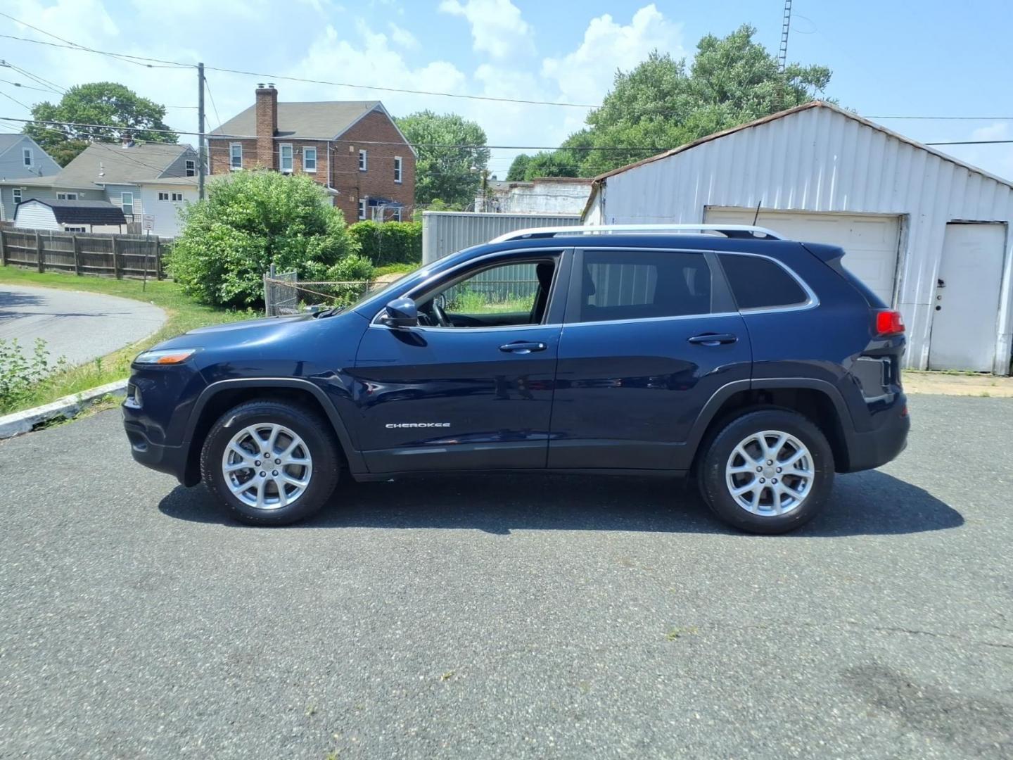 2016 Blue Jeep Cherokee Latitude (1C4PJMCS2GW) with an 3.2L 6 Cylinder Sequential-Port F.I. engine, Automatic transmission, located at 50 Eastern Blvd., Essex, MD, 21221, (410) 686-3444, 39.304367, -76.484947- Photo#1