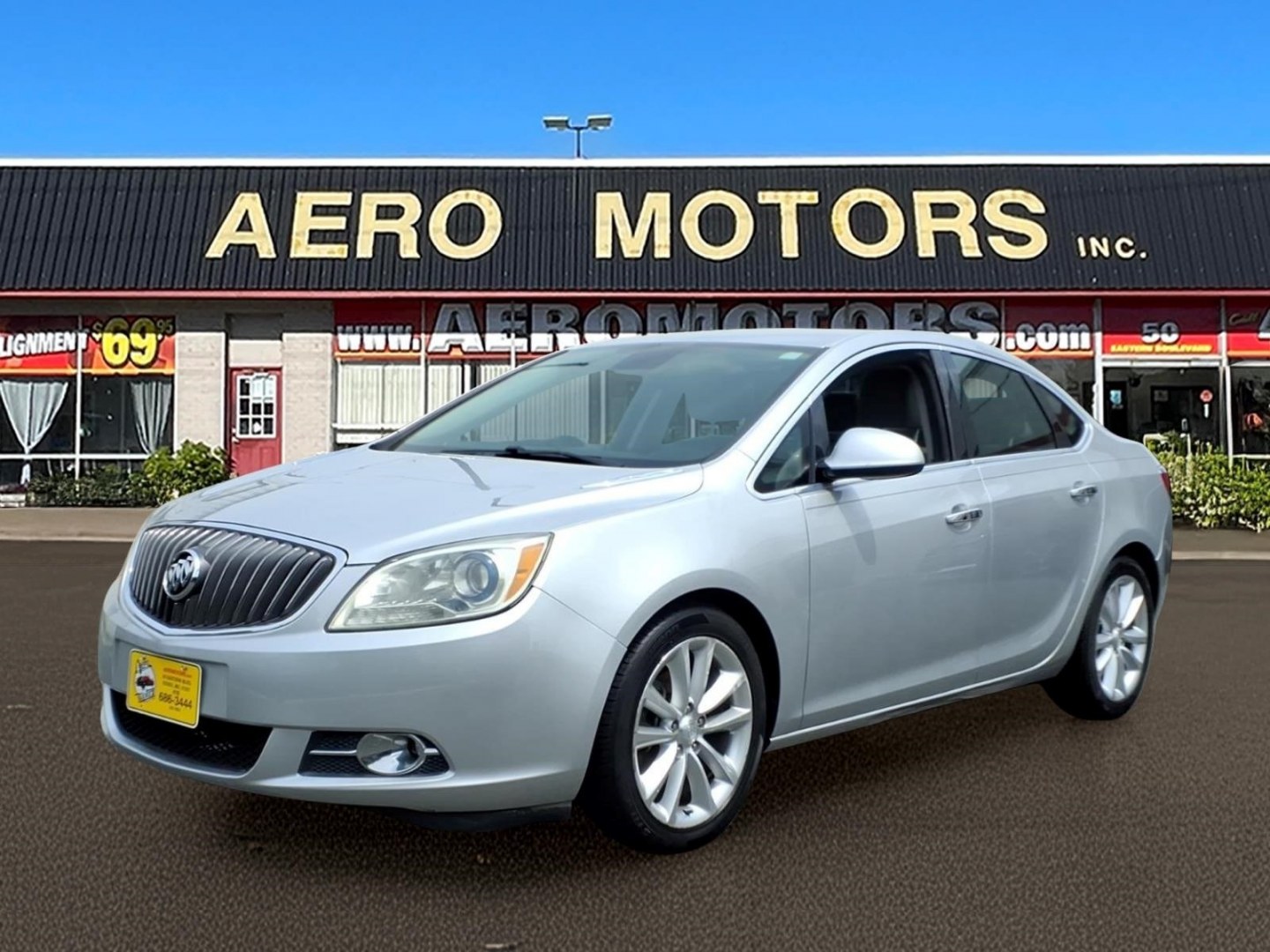 2013 Silver Buick Verano Convenience Group (1G4PR5SK1D4) with an 2.4L 4 Cylinder Fuel Injected engine, Automatic transmission, located at 50 Eastern Blvd., Essex, MD, 21221, (410) 686-3444, 39.304367, -76.484947- Photo#0