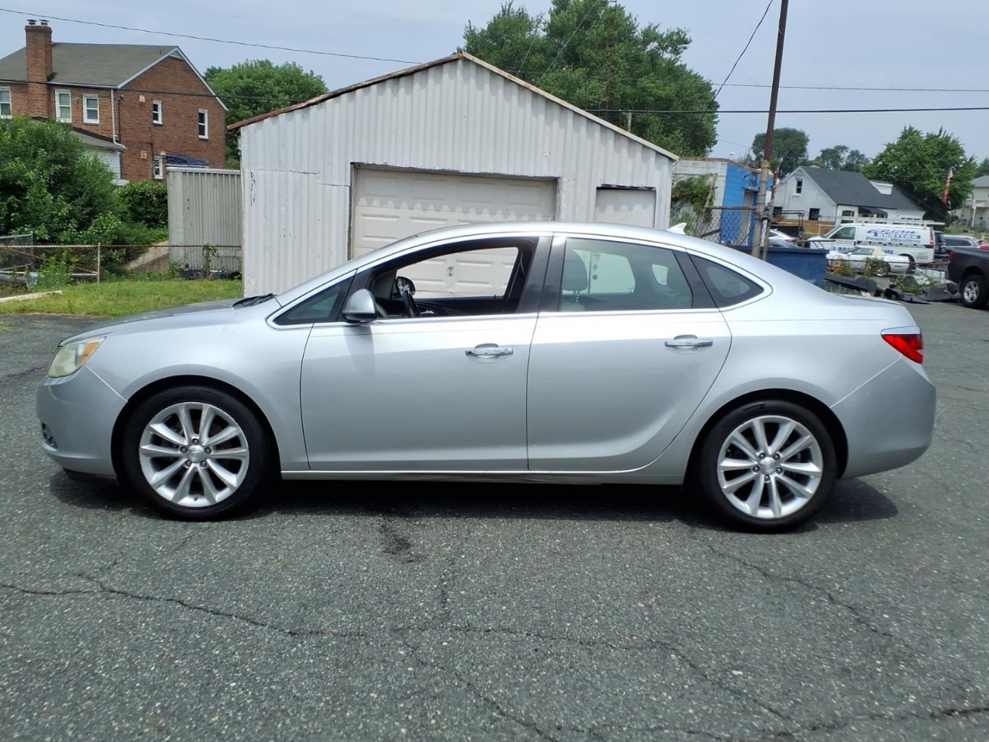 2013 Silver Buick Verano Convenience Group (1G4PR5SK1D4) with an 2.4L 4 Cylinder Fuel Injected engine, Automatic transmission, located at 50 Eastern Blvd., Essex, MD, 21221, (410) 686-3444, 39.304367, -76.484947- Photo#1