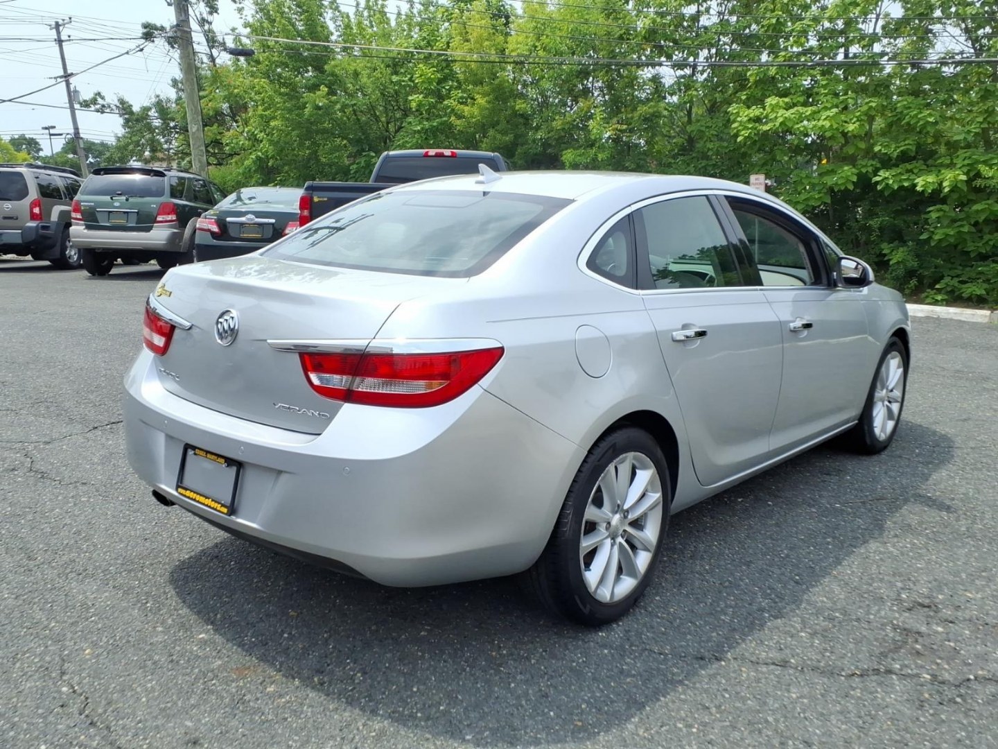 2013 Silver Buick Verano Convenience Group (1G4PR5SK1D4) with an 2.4L 4 Cylinder Fuel Injected engine, Automatic transmission, located at 50 Eastern Blvd., Essex, MD, 21221, (410) 686-3444, 39.304367, -76.484947- Photo#3
