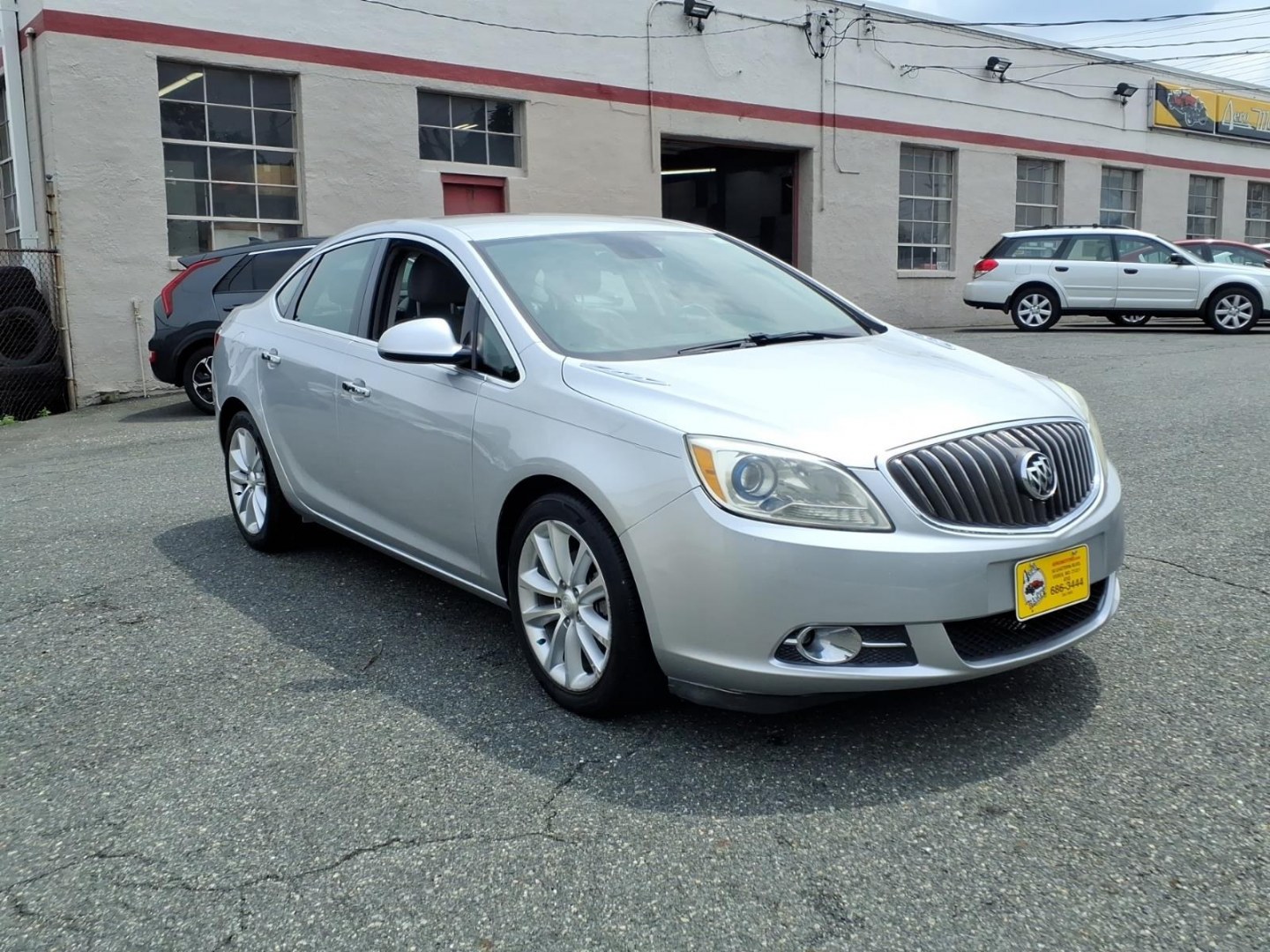 2013 Silver Buick Verano Convenience Group (1G4PR5SK1D4) with an 2.4L 4 Cylinder Fuel Injected engine, Automatic transmission, located at 50 Eastern Blvd., Essex, MD, 21221, (410) 686-3444, 39.304367, -76.484947- Photo#5