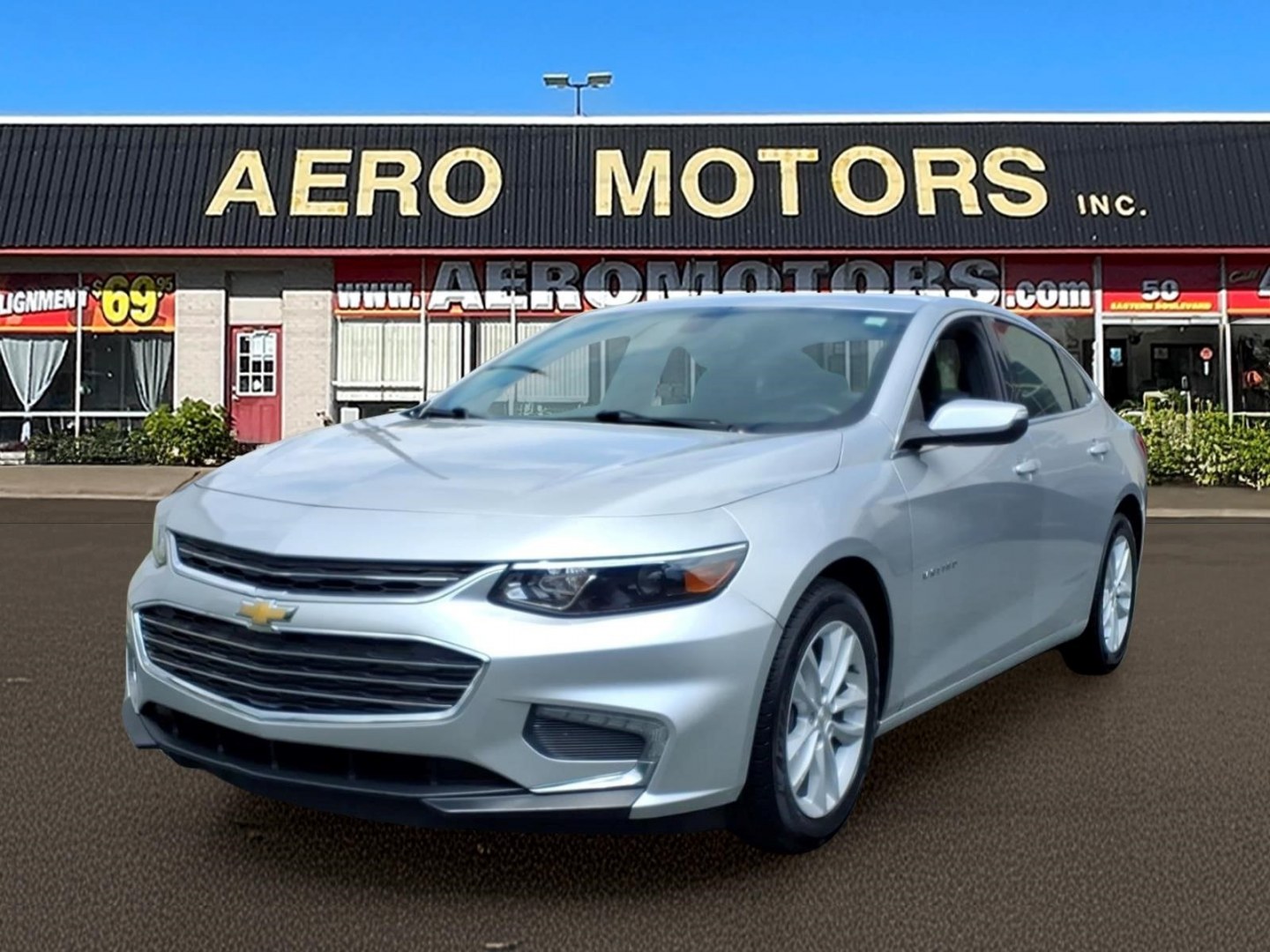 2016 Silver Chevrolet Malibu LT (1G1ZE5ST0GF) with an 1.5L 4 Cylinder Turbocharged engine, 6-Speed Shiftable Automatic transmission, located at 50 Eastern Blvd., Essex, MD, 21221, (410) 686-3444, 39.304367, -76.484947- Photo#0