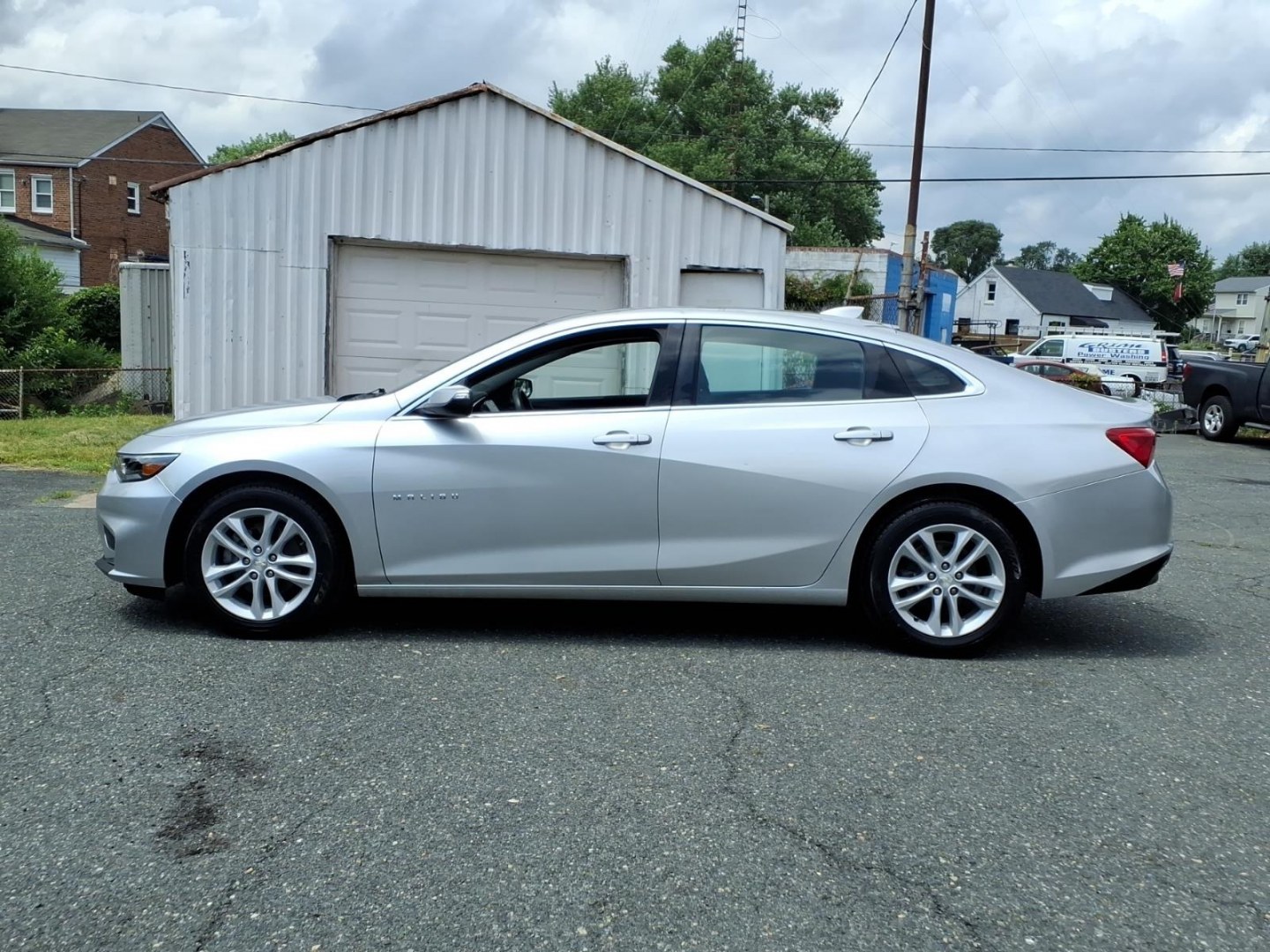 2016 Silver Chevrolet Malibu LT (1G1ZE5ST0GF) with an 1.5L 4 Cylinder Turbocharged engine, 6-Speed Shiftable Automatic transmission, located at 50 Eastern Blvd., Essex, MD, 21221, (410) 686-3444, 39.304367, -76.484947- Photo#1