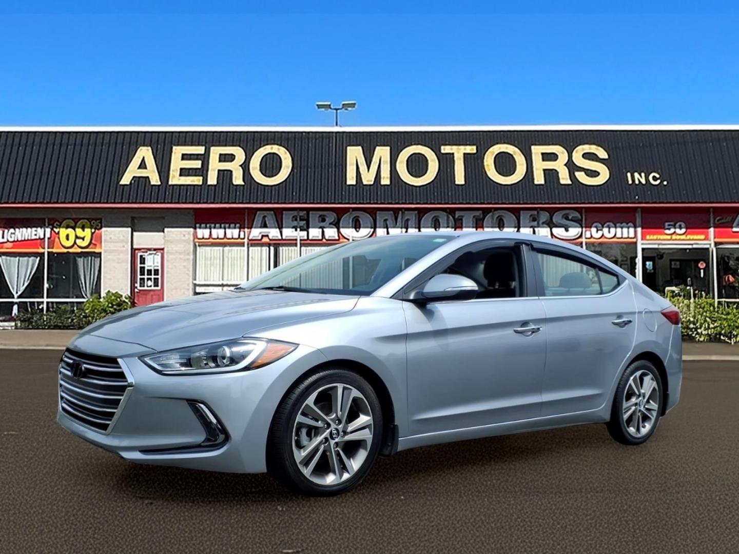 2017 Gray Hyundai ELANTRA Limited (5NPD84LF7HH) with an 2.0L 4 Cylinder Sequential-Port F.I. engine, Automatic transmission, located at 50 Eastern Blvd., Essex, MD, 21221, (410) 686-3444, 39.304367, -76.484947- Photo#0