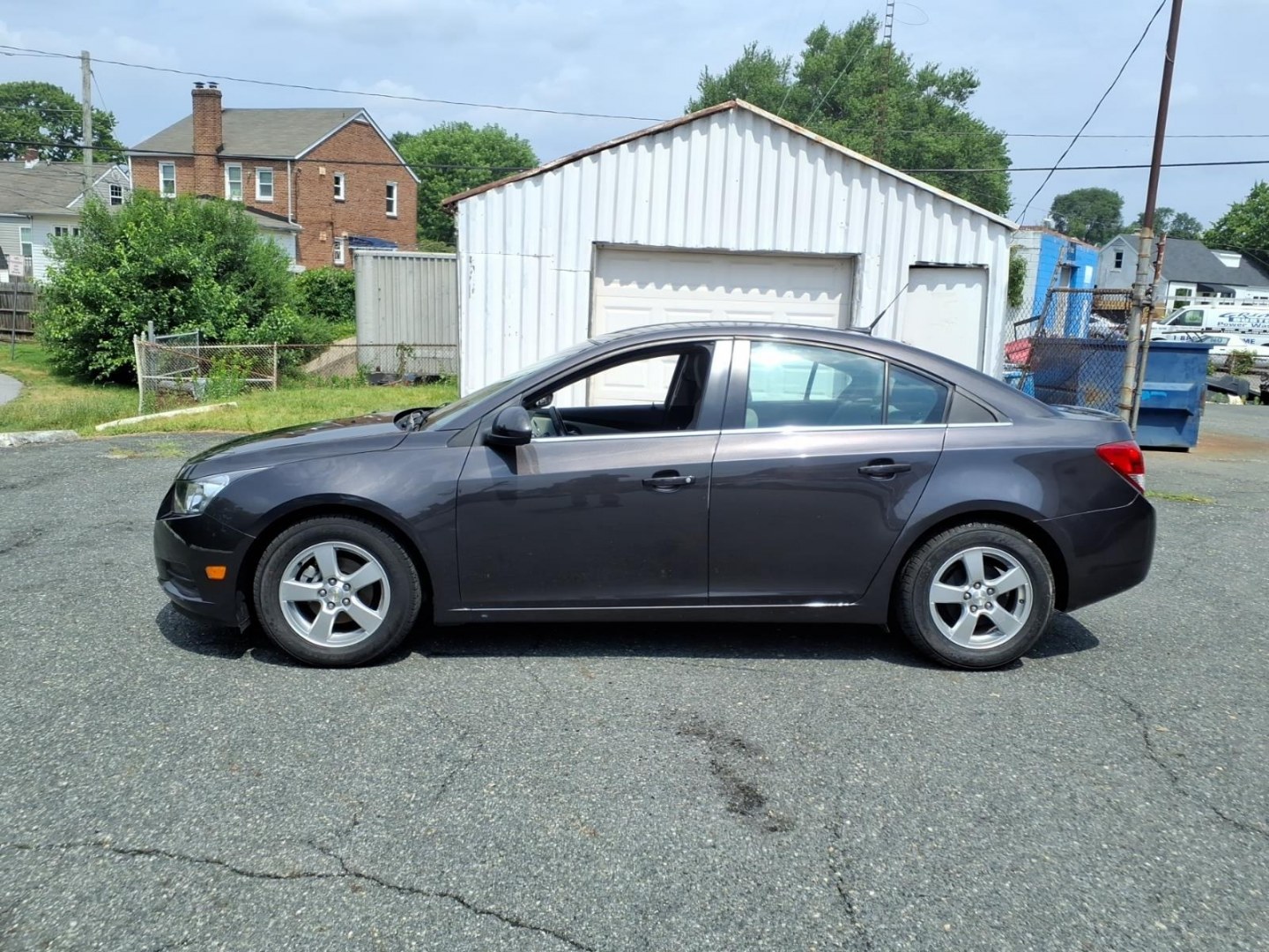 2014 Gray Chevrolet Cruze 1LT Auto (1G1PC5SB0E7) with an 1.4L 4 Cylinder Sequential-Port F.I. engine, Automatic transmission, located at 50 Eastern Blvd., Essex, MD, 21221, (410) 686-3444, 39.304367, -76.484947- Photo#1