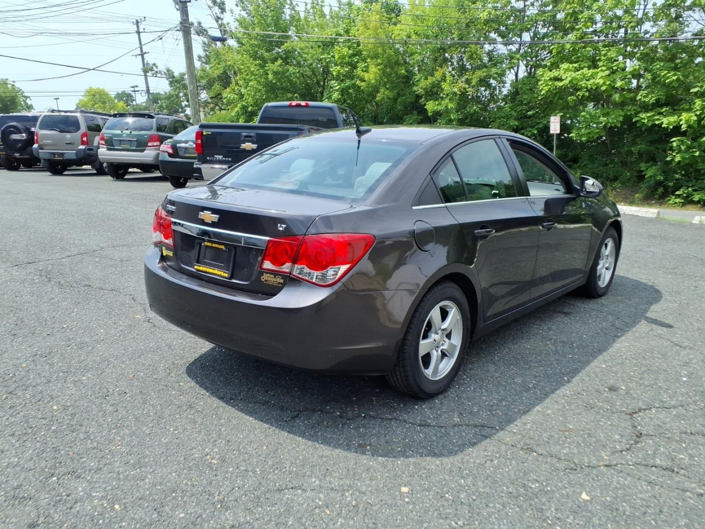 2014 Gray Chevrolet Cruze 1LT Auto (1G1PC5SB0E7) with an 1.4L 4 Cylinder Sequential-Port F.I. engine, Automatic transmission, located at 50 Eastern Blvd., Essex, MD, 21221, (410) 686-3444, 39.304367, -76.484947- Photo#4