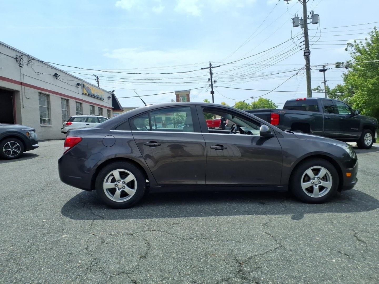 2014 Gray Chevrolet Cruze 1LT Auto (1G1PC5SB0E7) with an 1.4L 4 Cylinder Sequential-Port F.I. engine, Automatic transmission, located at 50 Eastern Blvd., Essex, MD, 21221, (410) 686-3444, 39.304367, -76.484947- Photo#5