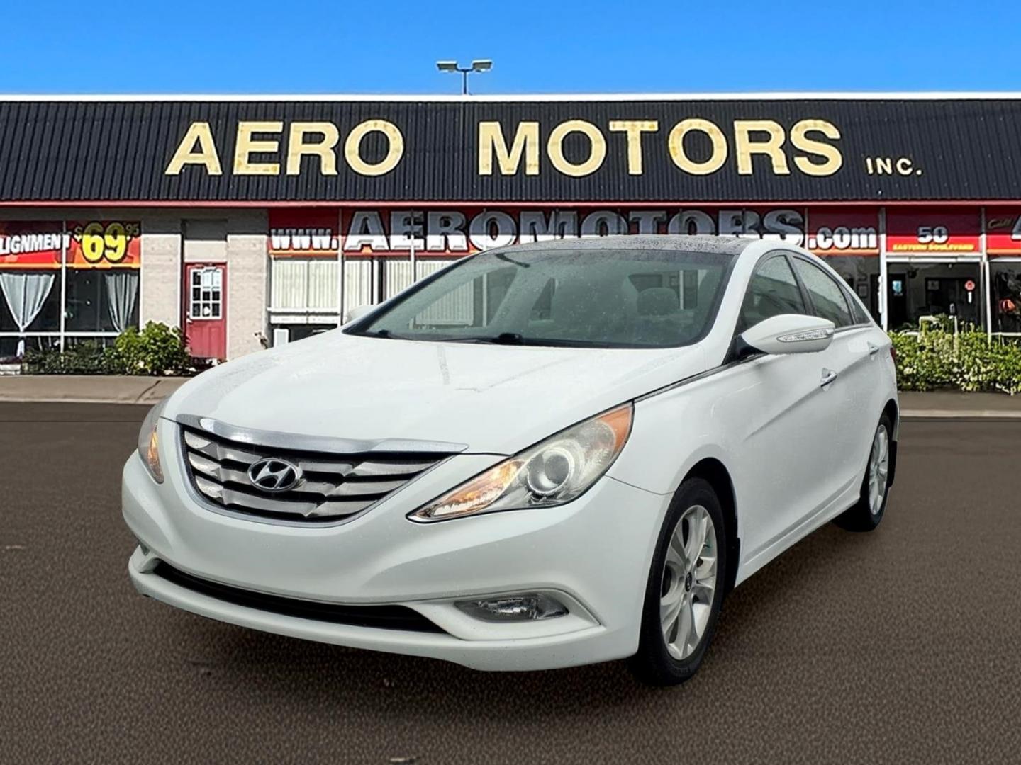 2012 White Hyundai SONATA Limited (5NPEC4AC2CH) with an 2.4L 4 Cylinder Fuel Injected engine, Automatic transmission, located at 50 Eastern Blvd., Essex, MD, 21221, (410) 686-3444, 39.304367, -76.484947- Photo#0