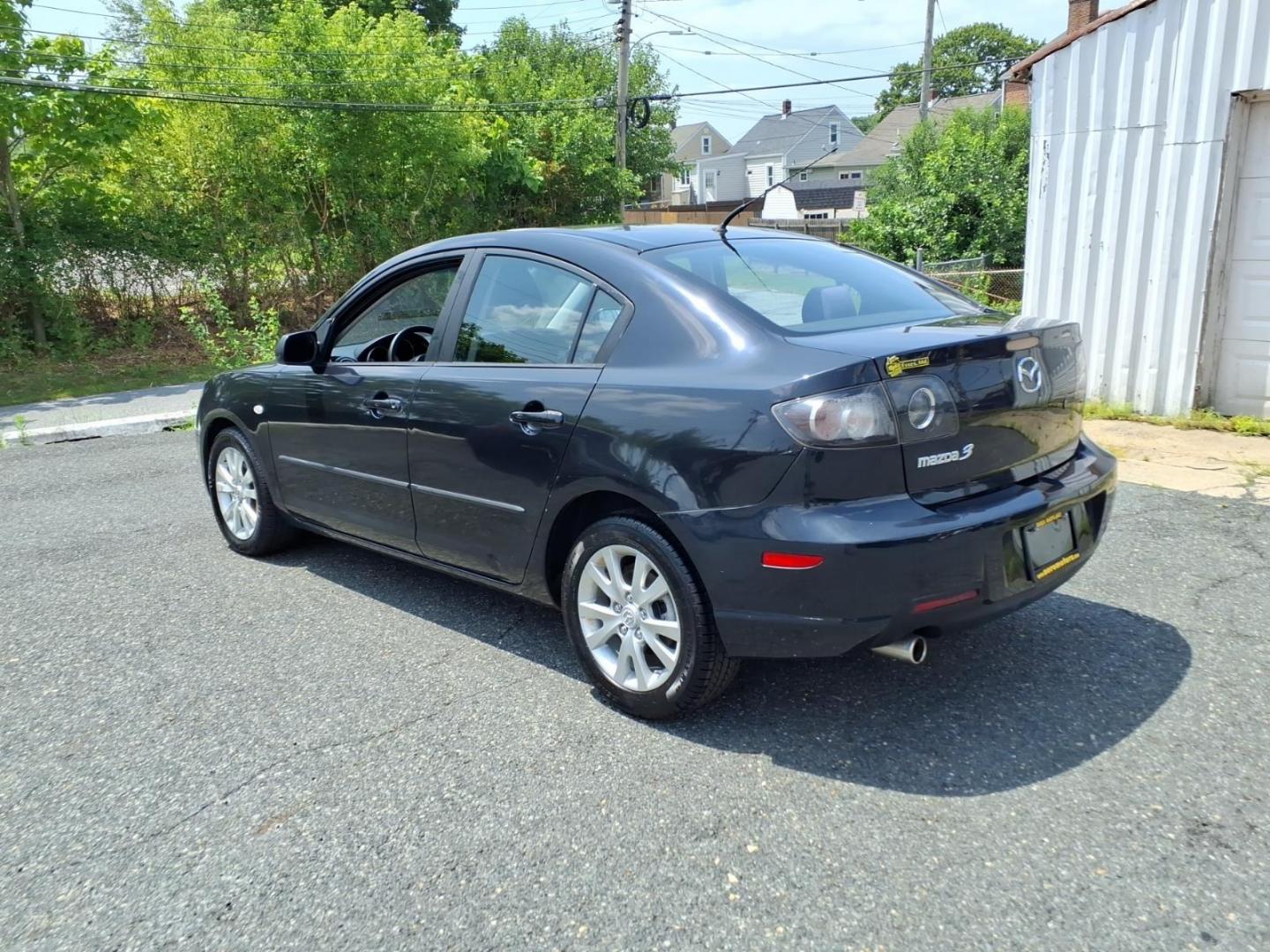 2007 Black Mazda Mazda3 (JM1BK32F171) with an 2.0L 4 Cylinder Fuel Injected engine, Automatic transmission, located at 50 Eastern Blvd., Essex, MD, 21221, (410) 686-3444, 39.304367, -76.484947- Photo#2