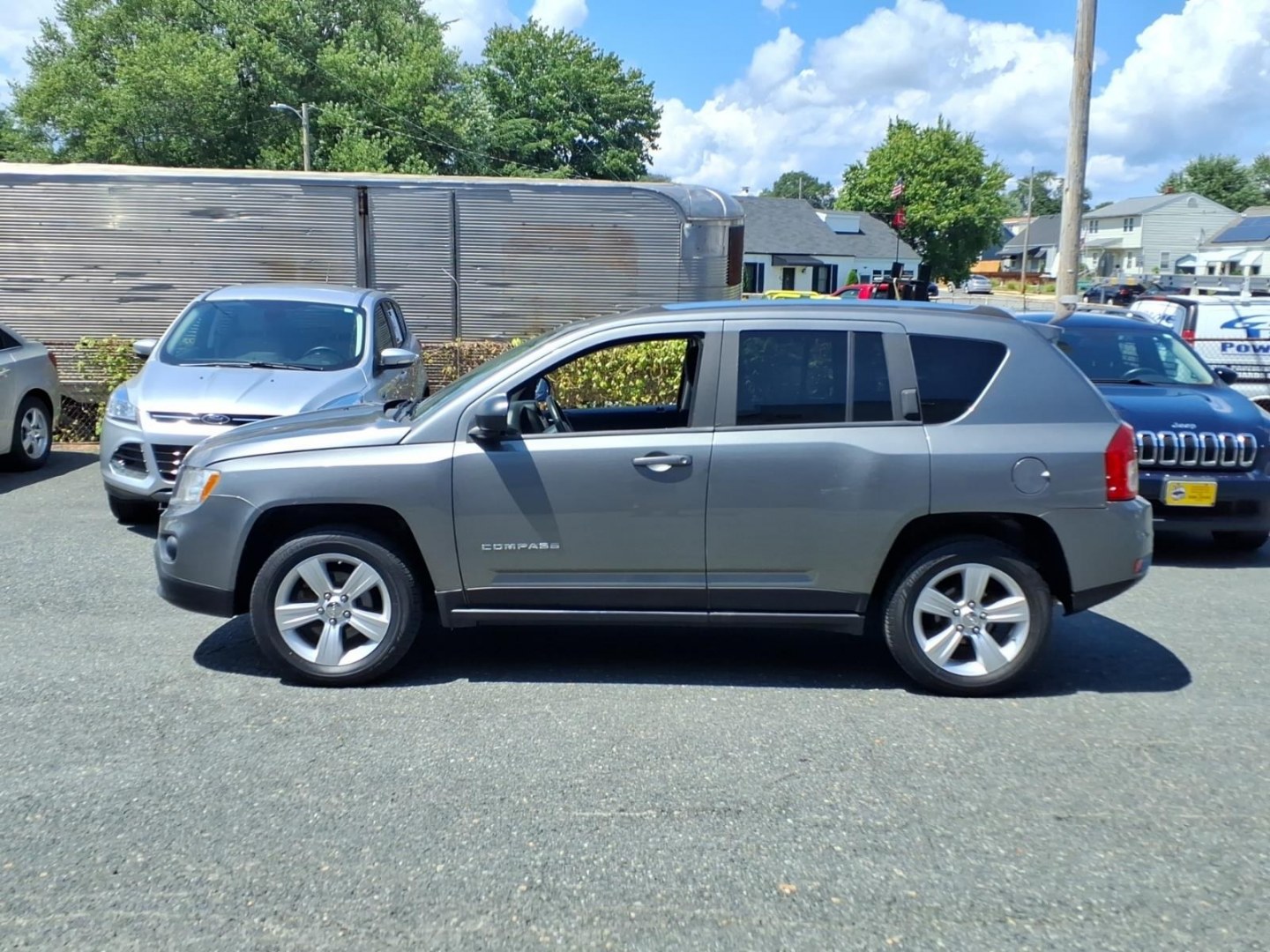 2012 Gray Jeep Compass Latitude (1C4NJDEB8CD) with an 2.4L 4 Cylinder Sequential-Port F.I. engine, Automatic transmission, located at 50 Eastern Blvd., Essex, MD, 21221, (410) 686-3444, 39.304367, -76.484947- Photo#1