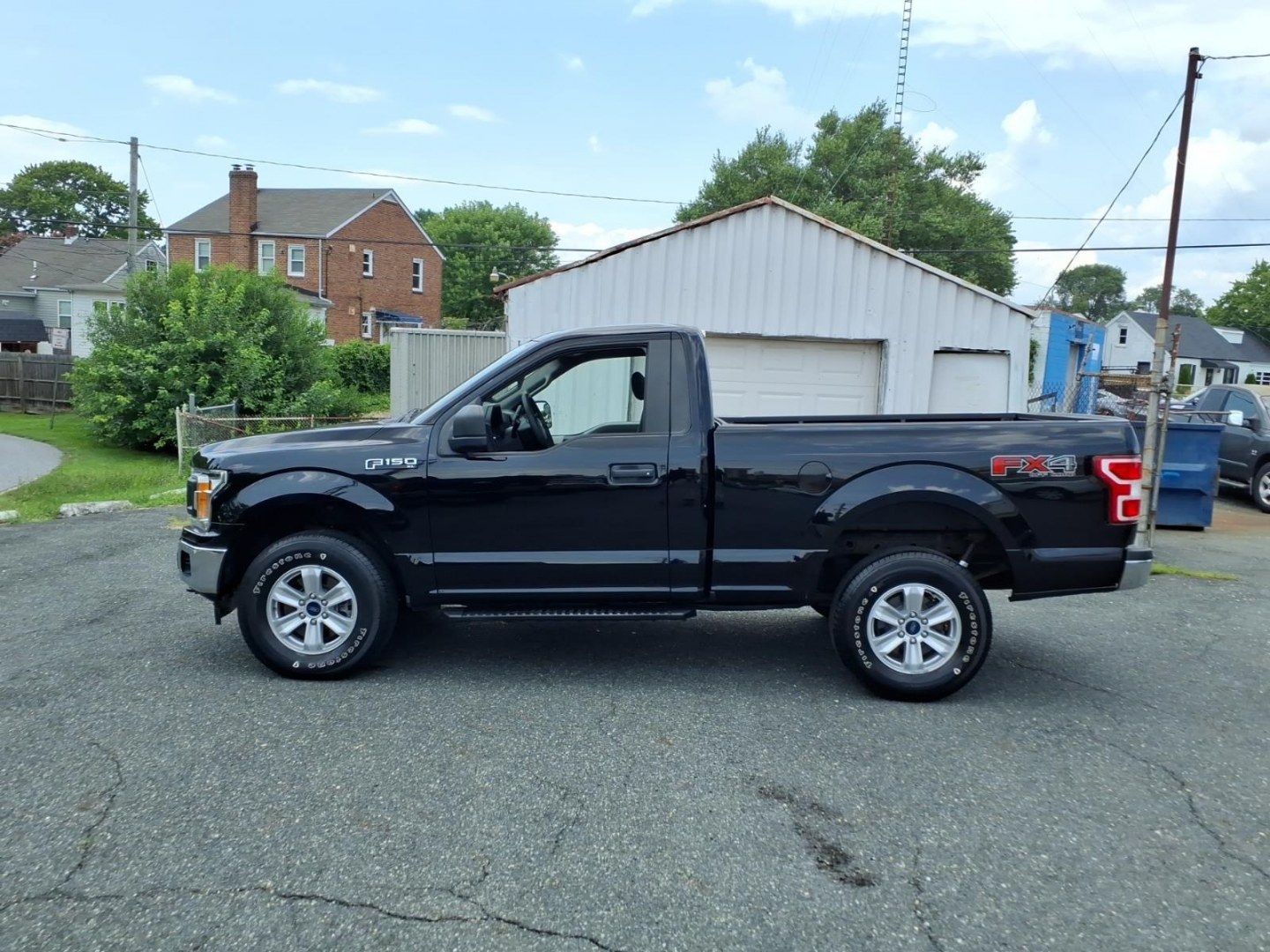2018 Black Ford F-150 (1FTMF1E59JF) with an 5.0L 8 Cylinder Fuel Injected engine, AT4WD transmission, located at 50 Eastern Blvd., Essex, MD, 21221, (410) 686-3444, 39.304367, -76.484947- Photo#1