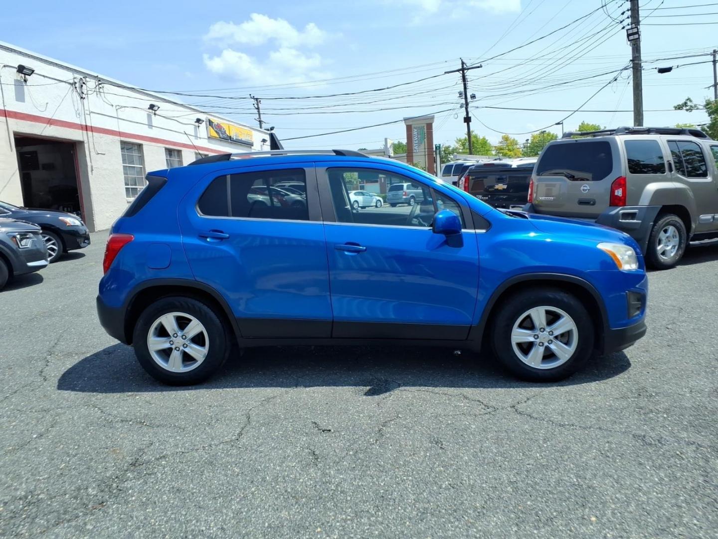 2015 Blue Chevrolet Trax LT (KL7CJLSB1FB) with an 1.4L 4 Cylinder Sequential-Port F.I. engine, Automatic transmission, located at 50 Eastern Blvd., Essex, MD, 21221, (410) 686-3444, 39.304367, -76.484947- Photo#5