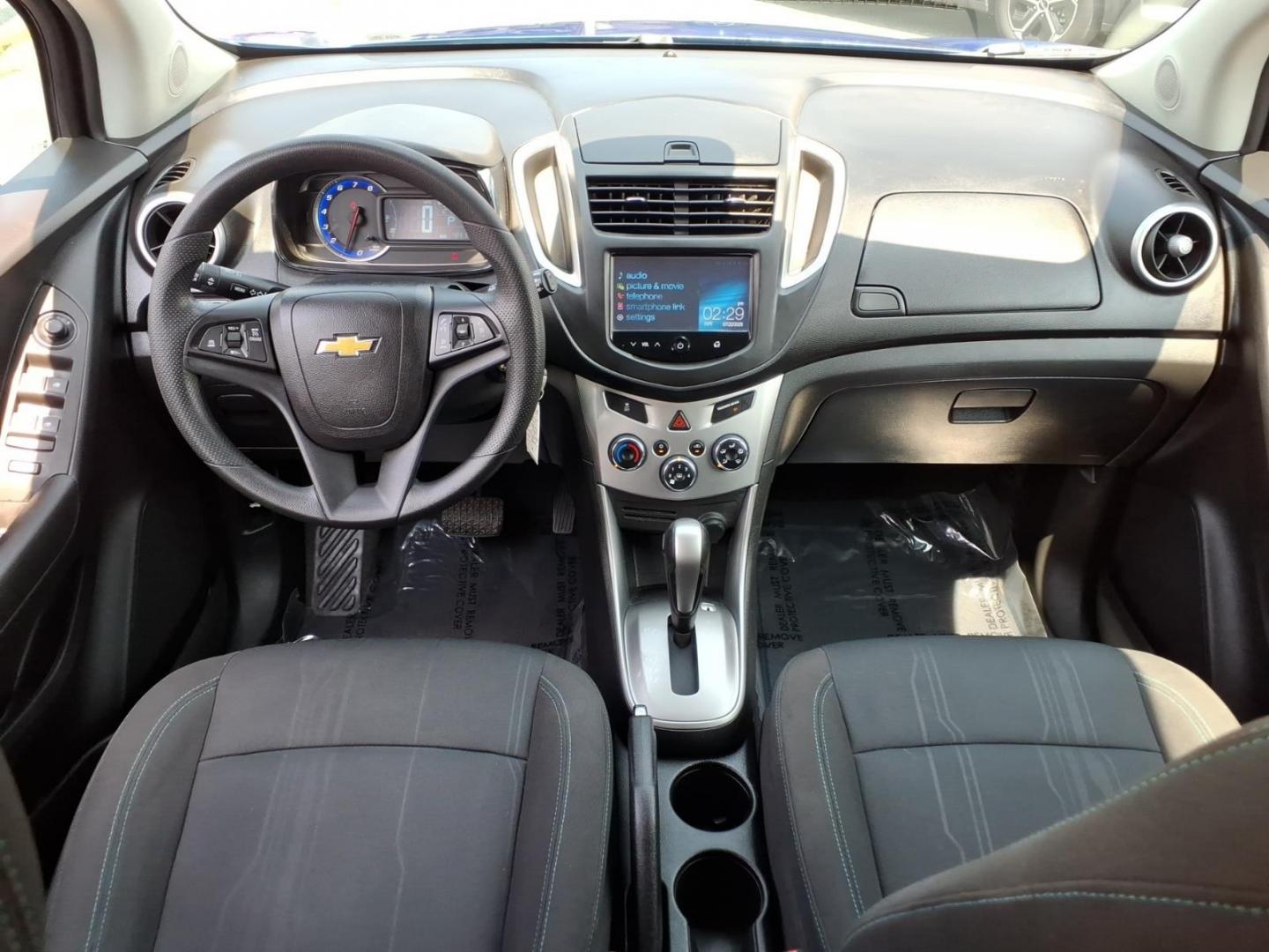 2015 Blue Chevrolet Trax LT (KL7CJLSB1FB) with an 1.4L 4 Cylinder Sequential-Port F.I. engine, Automatic transmission, located at 50 Eastern Blvd., Essex, MD, 21221, (410) 686-3444, 39.304367, -76.484947- Photo#15