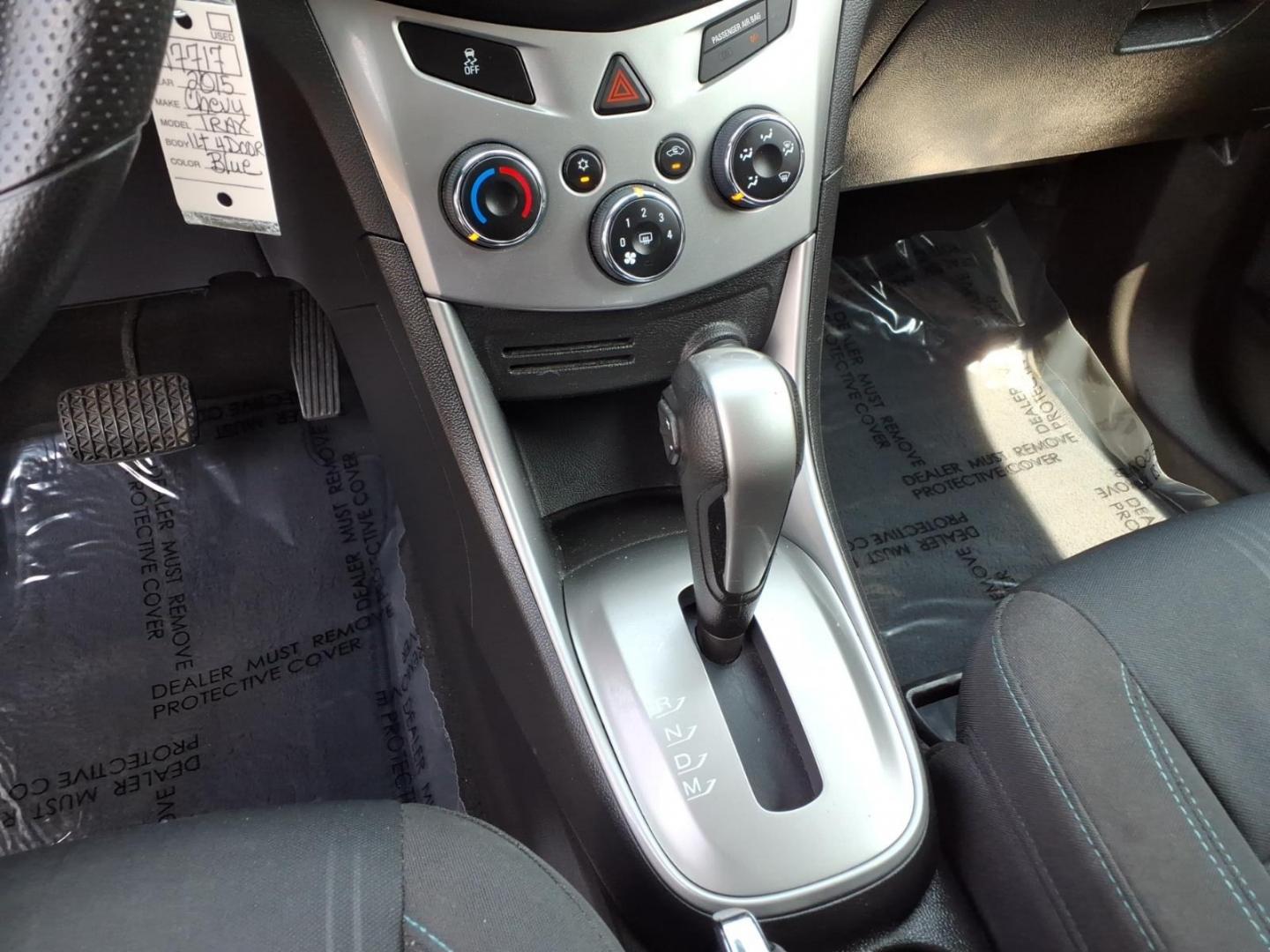 2015 Blue Chevrolet Trax LT (KL7CJLSB1FB) with an 1.4L 4 Cylinder Sequential-Port F.I. engine, Automatic transmission, located at 50 Eastern Blvd., Essex, MD, 21221, (410) 686-3444, 39.304367, -76.484947- Photo#18