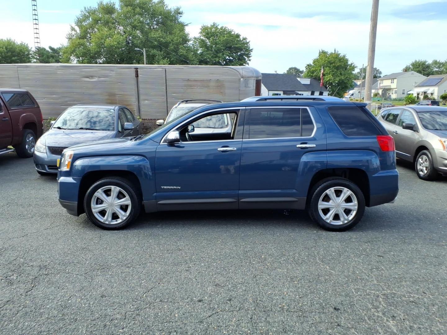 2016 Dark Sapphire Blue Metallic GMC Terrain SLT (2GKFLUEK6G6) with an 2.4L 4 Cylinder Fuel Injected engine, ATAWD transmission, located at 50 Eastern Blvd., Essex, MD, 21221, (410) 686-3444, 39.304367, -76.484947- Photo#1