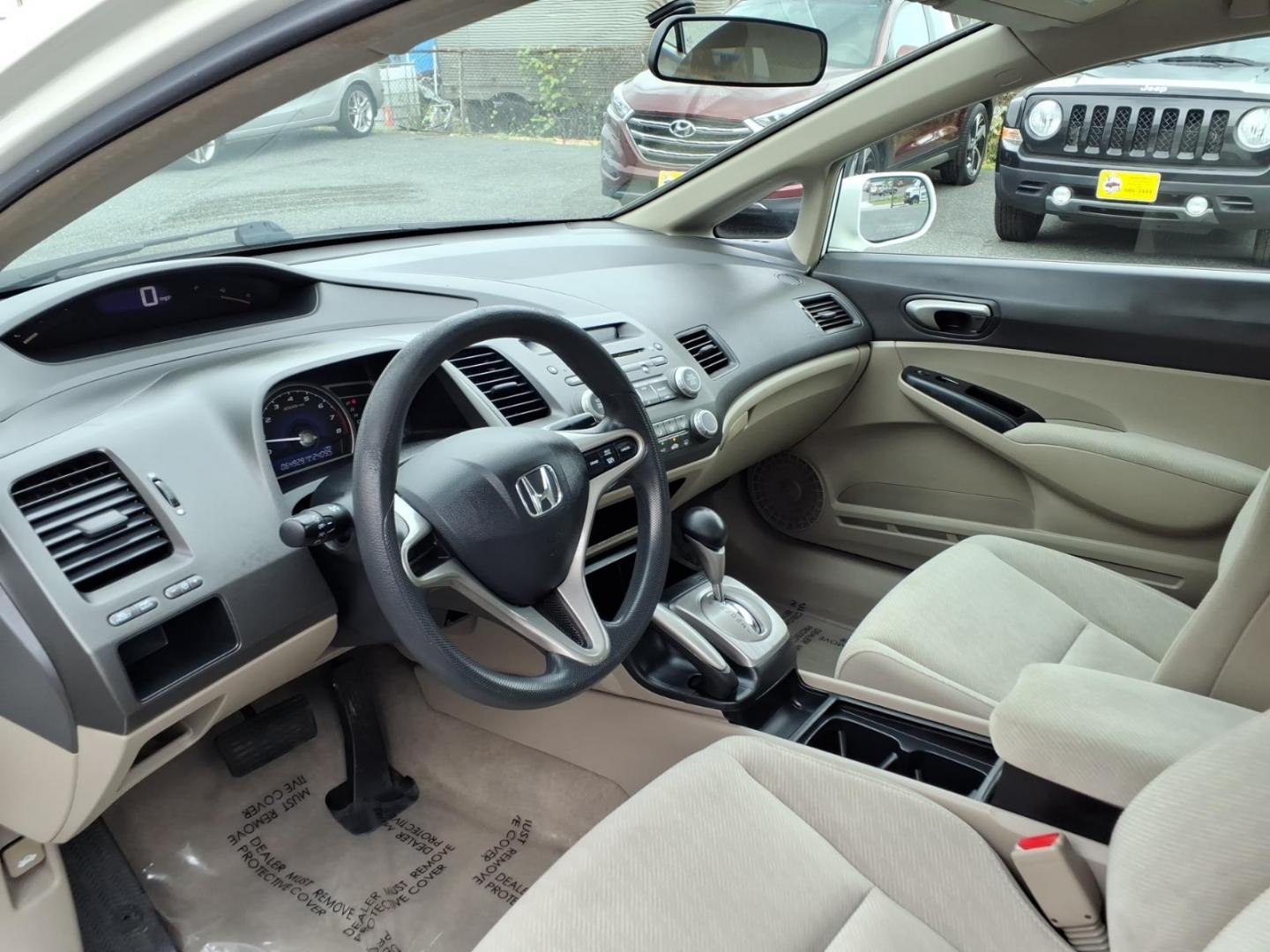 2010 White Honda Civic LX (2HGFA1F50AH) with an 1.8L 4 Cylinder Fuel Injected engine, Automatic transmission, located at 50 Eastern Blvd., Essex, MD, 21221, (410) 686-3444, 39.304367, -76.484947- Photo#8