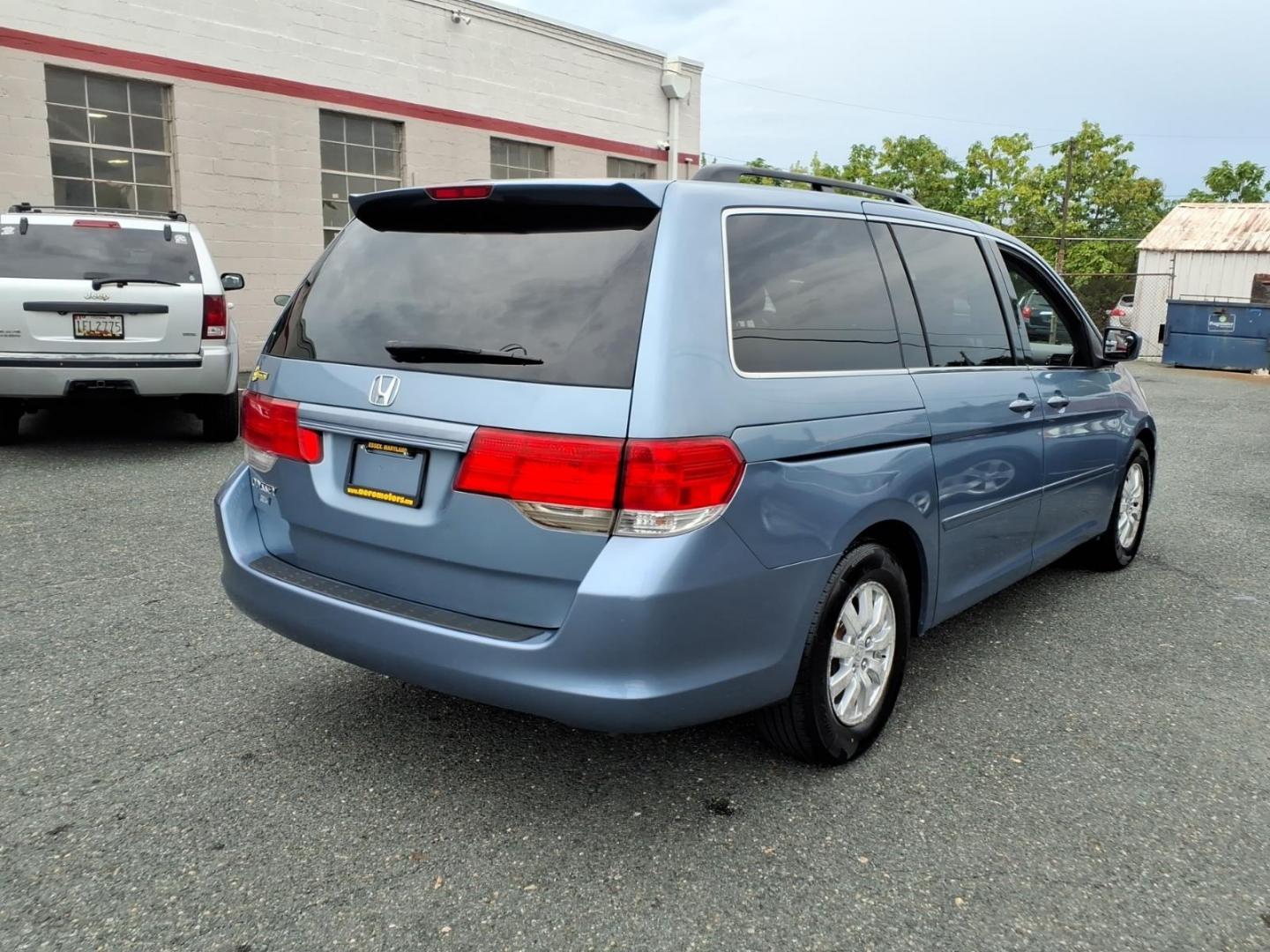 2010 Blue Honda Odyssey EX (5FNRL3H47AB) with an 3.5L 6 Cylinder Sequential-Port F.I. engine, V6 transmission, located at 50 Eastern Blvd., Essex, MD, 21221, (410) 686-3444, 39.304367, -76.484947- Photo#4