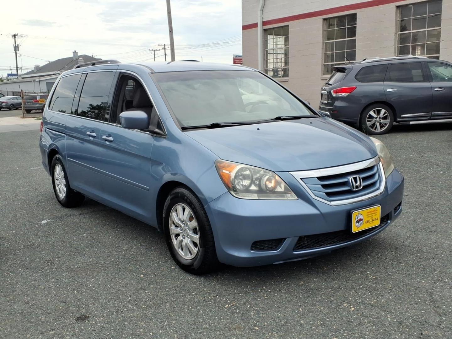 2010 Blue Honda Odyssey EX (5FNRL3H47AB) with an 3.5L 6 Cylinder Sequential-Port F.I. engine, V6 transmission, located at 50 Eastern Blvd., Essex, MD, 21221, (410) 686-3444, 39.304367, -76.484947- Photo#6