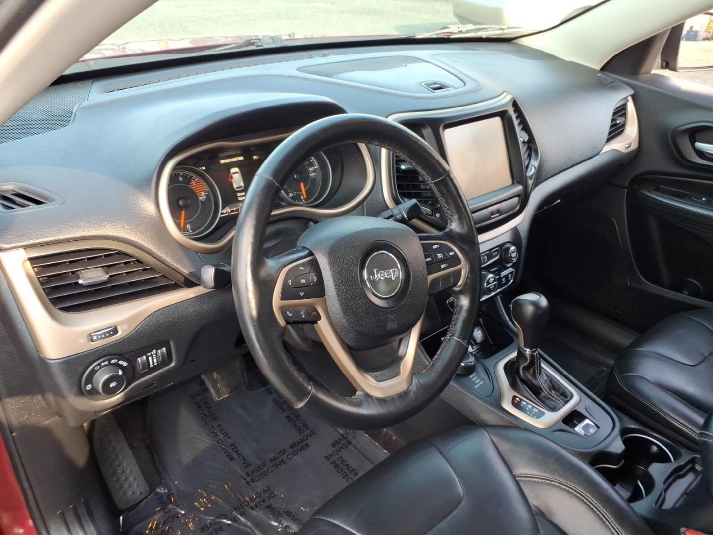 2016 Red Jeep Cherokee Limited (1C4PJMDS5GW) with an 3.2L 6 Cylinder Sequential-Port F.I. engine, ATAWD transmission, located at 50 Eastern Blvd., Essex, MD, 21221, (410) 686-3444, 39.304367, -76.484947- Photo#8
