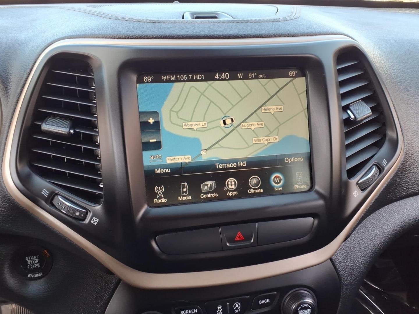 2016 Red Jeep Cherokee Limited (1C4PJMDS5GW) with an 3.2L 6 Cylinder Sequential-Port F.I. engine, ATAWD transmission, located at 50 Eastern Blvd., Essex, MD, 21221, (410) 686-3444, 39.304367, -76.484947- Photo#16