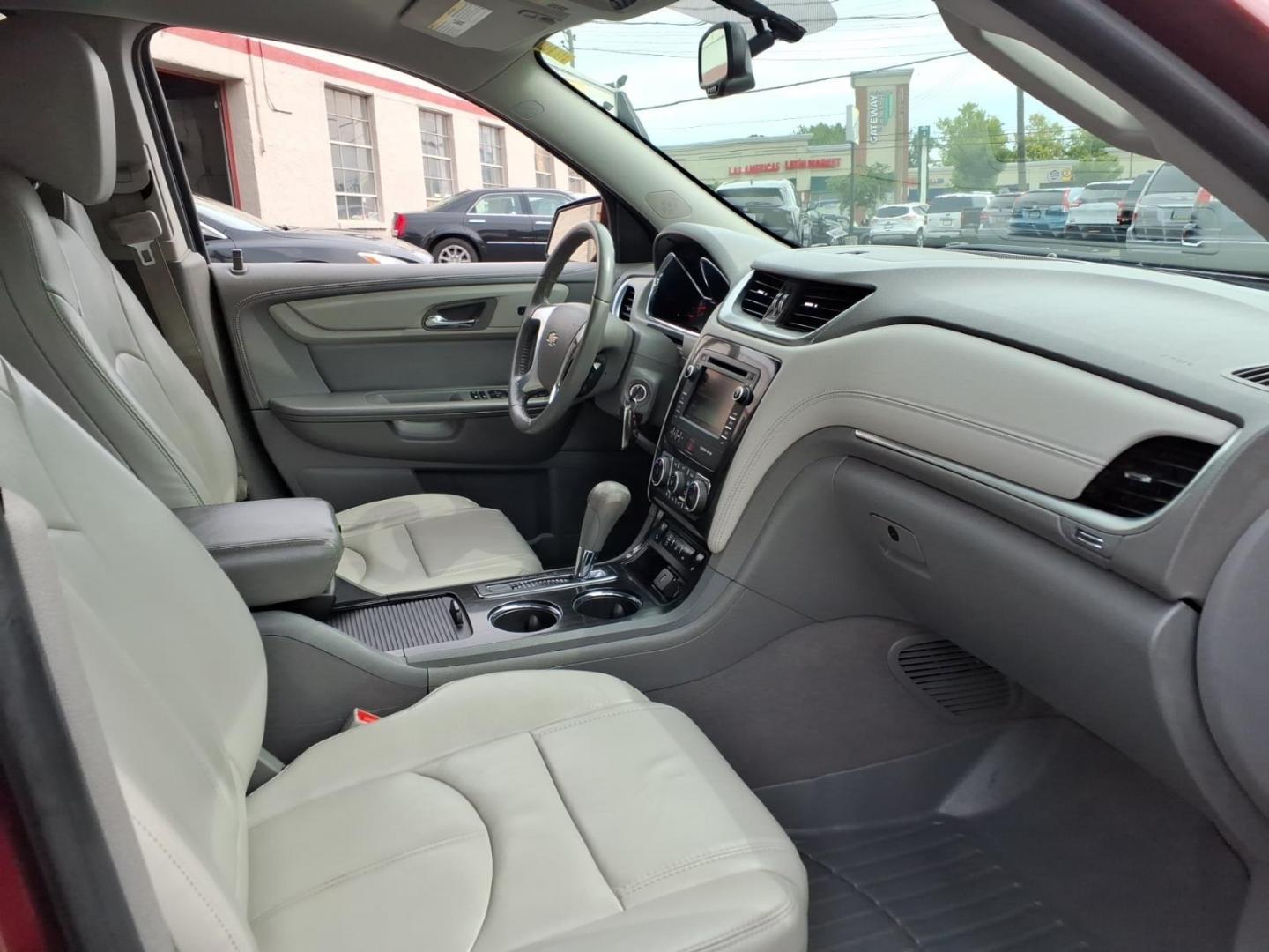 2017 Red Chevrolet Traverse LT (1GNKVHKD4HJ) with an 3.6L 6 Cylinder Fuel Injected engine, V6 transmission, located at 50 Eastern Blvd., Essex, MD, 21221, (410) 686-3444, 39.304367, -76.484947- Photo#14