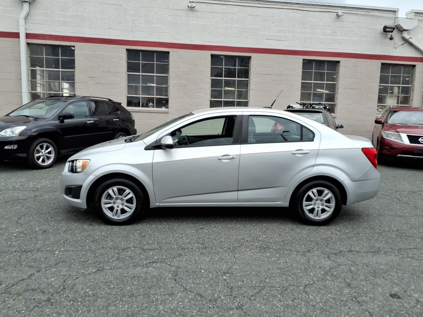 2012 Silver Chevrolet Sonic LS (1G1JA5SH3C4) with an 1.8L 4 Cylinder Sequential-Port F.I. engine, Automatic transmission, located at 50 Eastern Blvd., Essex, MD, 21221, (410) 686-3444, 39.304367, -76.484947- Photo#1