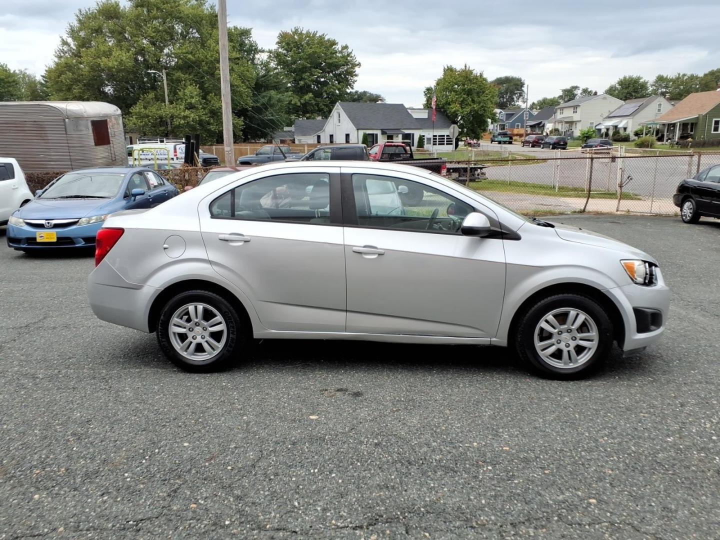 2012 Silver Chevrolet Sonic LS (1G1JA5SH3C4) with an 1.8L 4 Cylinder Sequential-Port F.I. engine, Automatic transmission, located at 50 Eastern Blvd., Essex, MD, 21221, (410) 686-3444, 39.304367, -76.484947- Photo#5
