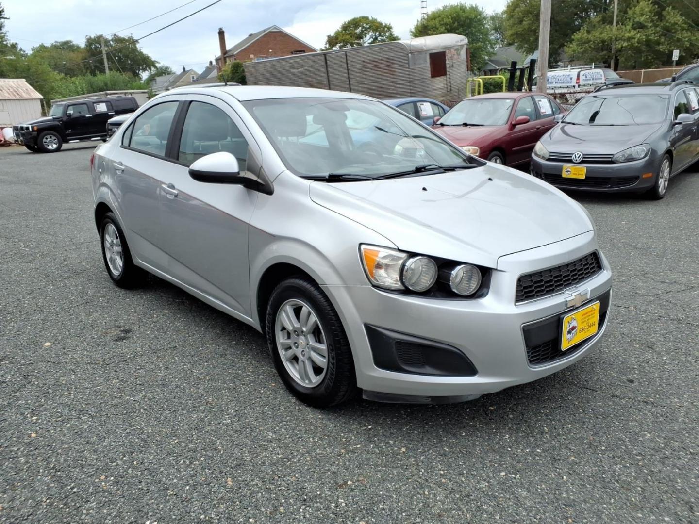 2012 Silver Chevrolet Sonic LS (1G1JA5SH3C4) with an 1.8L 4 Cylinder Sequential-Port F.I. engine, Automatic transmission, located at 50 Eastern Blvd., Essex, MD, 21221, (410) 686-3444, 39.304367, -76.484947- Photo#6
