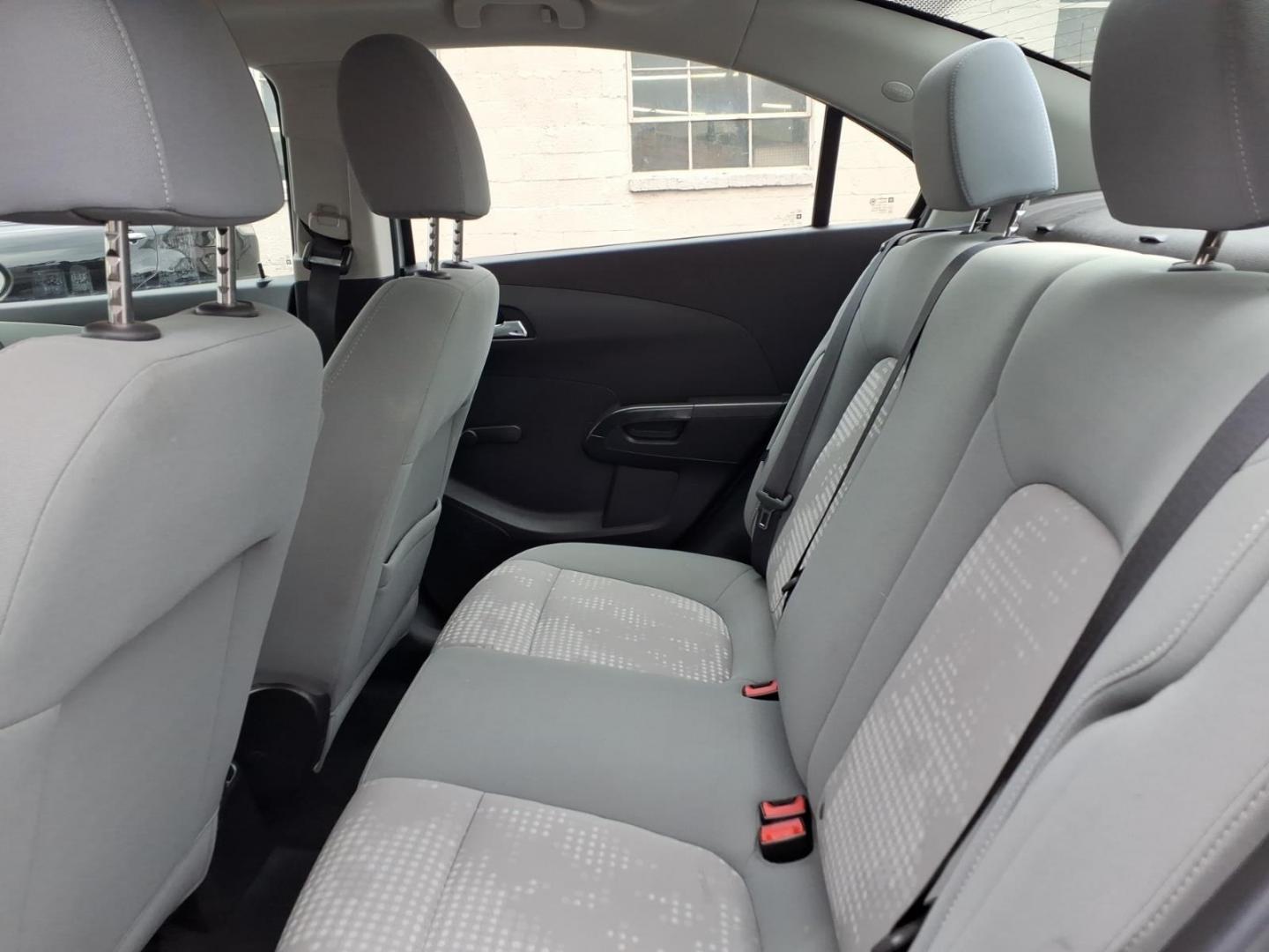 2012 Silver Chevrolet Sonic LS (1G1JA5SH3C4) with an 1.8L 4 Cylinder Sequential-Port F.I. engine, Automatic transmission, located at 50 Eastern Blvd., Essex, MD, 21221, (410) 686-3444, 39.304367, -76.484947- Photo#11