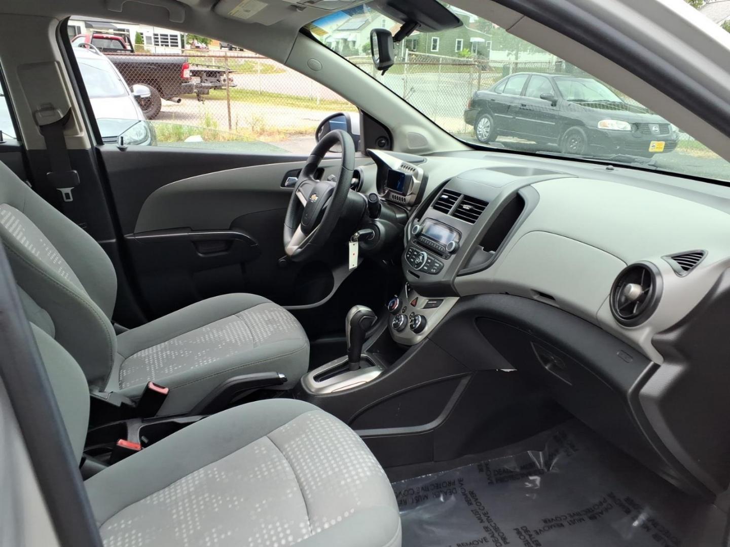 2012 Silver Chevrolet Sonic LS (1G1JA5SH3C4) with an 1.8L 4 Cylinder Sequential-Port F.I. engine, Automatic transmission, located at 50 Eastern Blvd., Essex, MD, 21221, (410) 686-3444, 39.304367, -76.484947- Photo#13