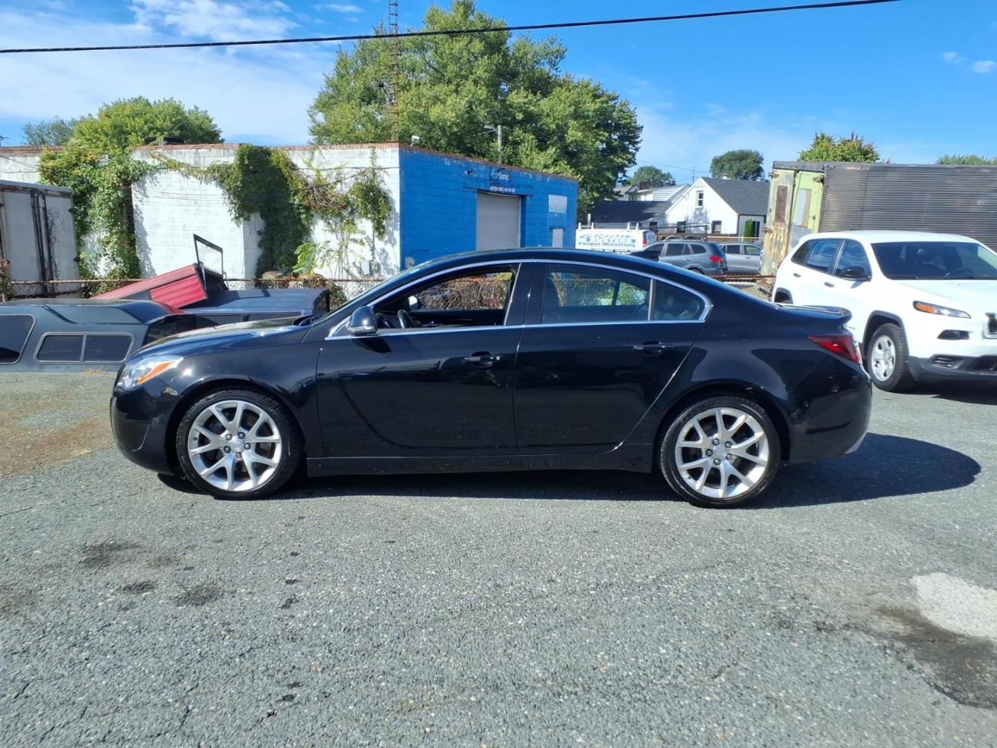 2016 B;ack Buick Regal GS (2G4GV5GX0G9) with an 2.0L 4 Cylinder Turbocharged engine, ATAWD transmission, located at 50 Eastern Blvd., Essex, MD, 21221, (410) 686-3444, 39.304367, -76.484947- Photo#1
