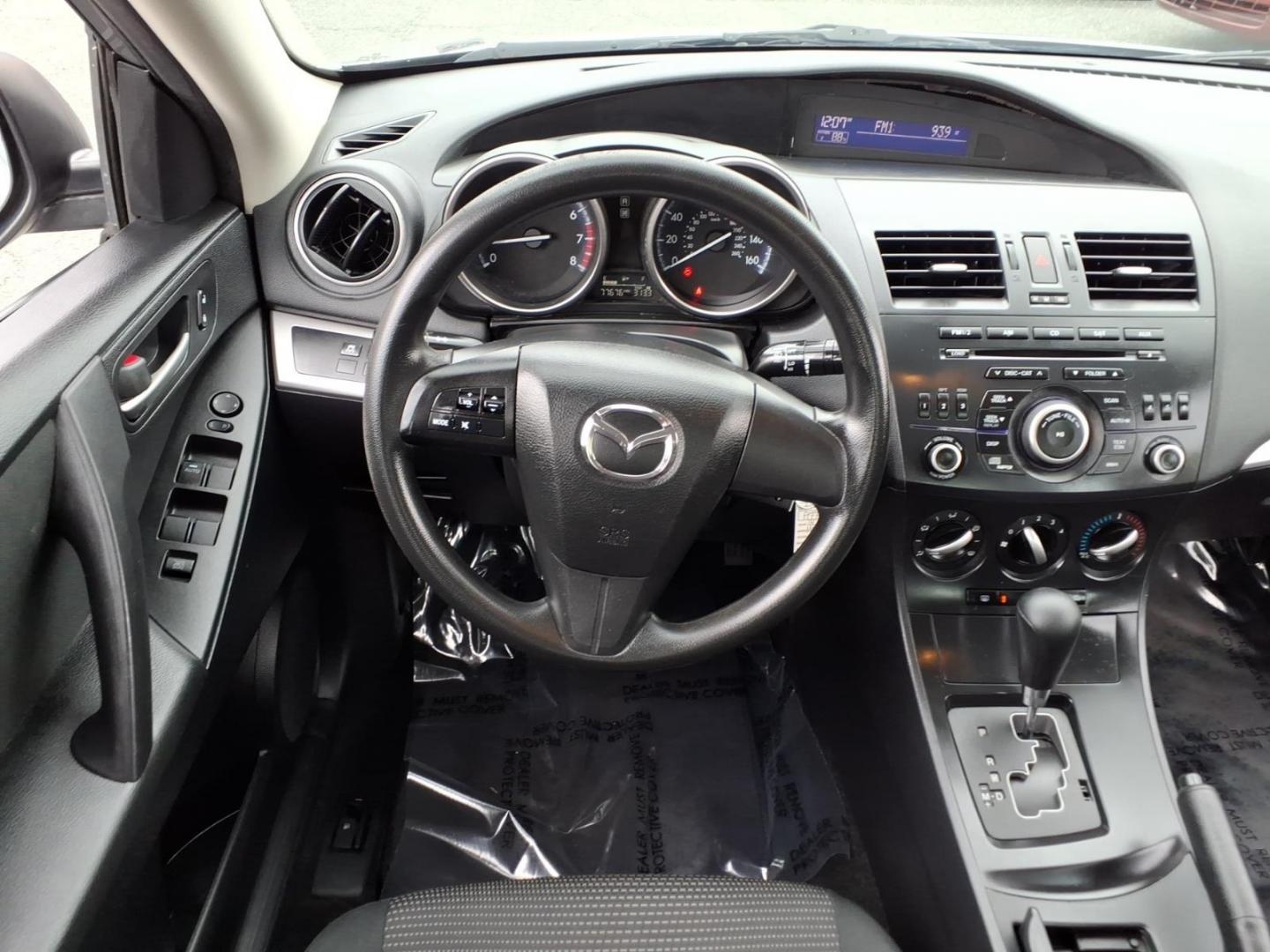 2013 Liquid Silver Metallic Mazda Mazda3 i SV (JM1BL1TF1D1) with an 2.0L 4 Cylinder Fuel Injected engine, Automatic transmission, located at 50 Eastern Blvd., Essex, MD, 21221, (410) 686-3444, 39.304367, -76.484947- Photo#16