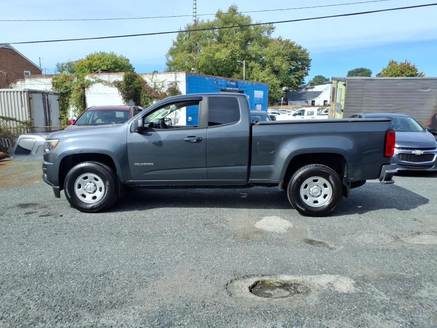 2016 Grey Chevrolet Colorado Work Truck (1GCHSBE36G1) with an 3.6L 6 Cylinder Fuel Injected engine, Automatic transmission, located at 50 Eastern Blvd., Essex, MD, 21221, (410) 686-3444, 39.304367, -76.484947- Photo#1